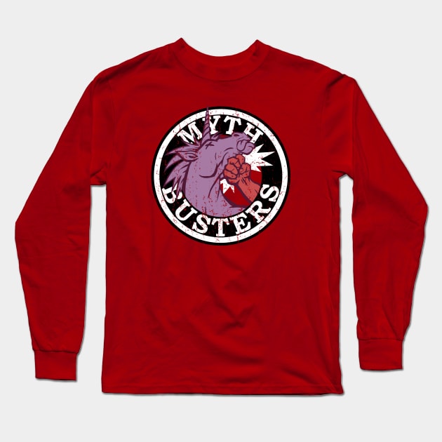 Myth Busters Long Sleeve T-Shirt by Emchromatic